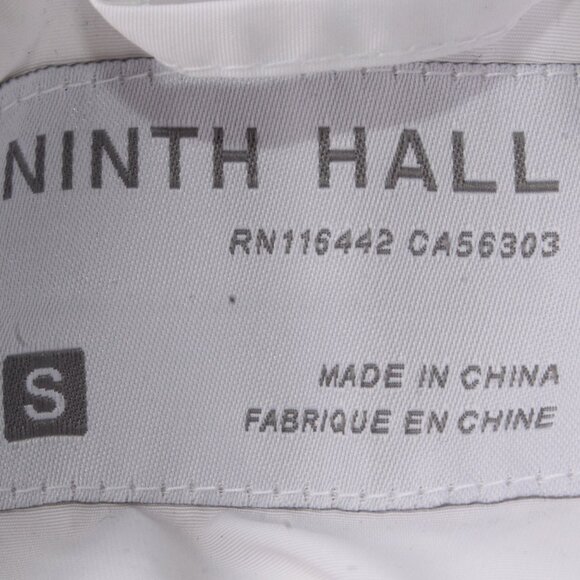 Ninth Hall Milas White & Reflective Striped Anorak Jacket Women's Size Small - Picture 9 of 11